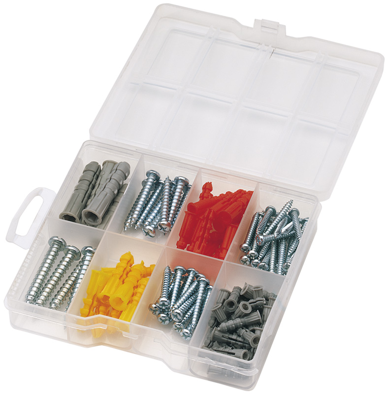 104 Piece Screw And Wall Plug Assortment - 69041 