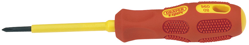 Expert No.0 X 60mm Fully Insulated Cross Slot Screwdriver (Sold Loose) - 69224 