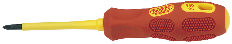 Expert No 1 X 80mm Fully Insulated Cross Slot Screwdriver (Sold Loose) - 69225 