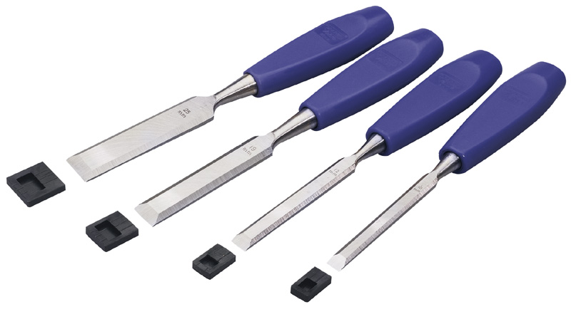 4 Piece Bevel Edge Wood Chisel Set - 69619 