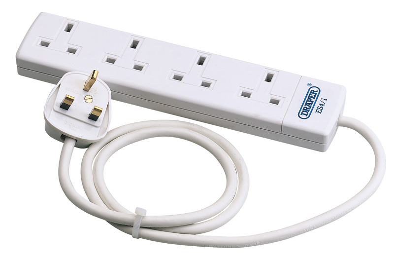4 Way 1 Metre Extension Lead - 72716 