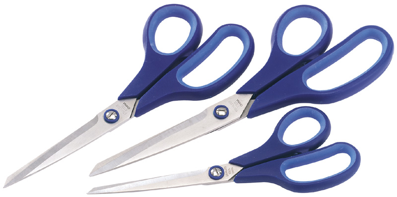 3 Piece Soft Grip Household Scissor Set - 73962 