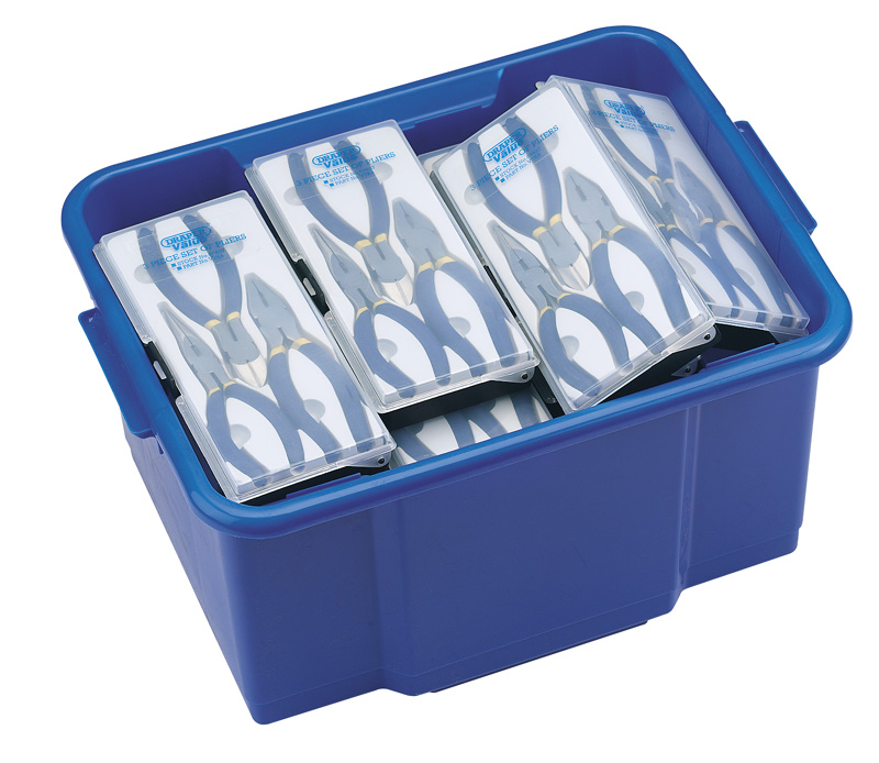 3pc Value Plier Set+Dump Bin - 74001 