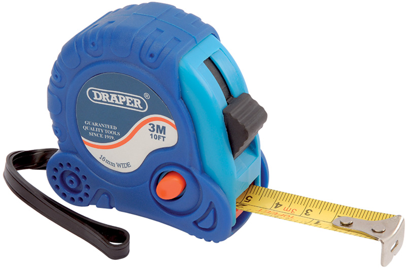 3m/10ft X 16mm Measuring Tape - 75298 