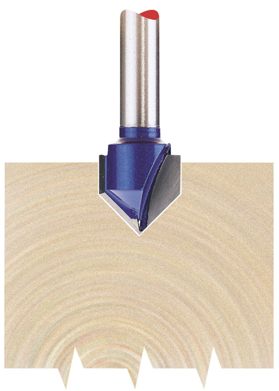 1/4" Groove 12.7mm X 90° TCT Router Bit - 75336 