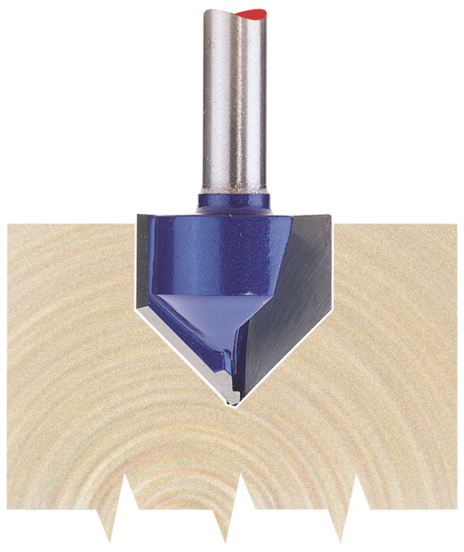 1/4" Groove 19mm X 90° TCT Router Bit - 75337 