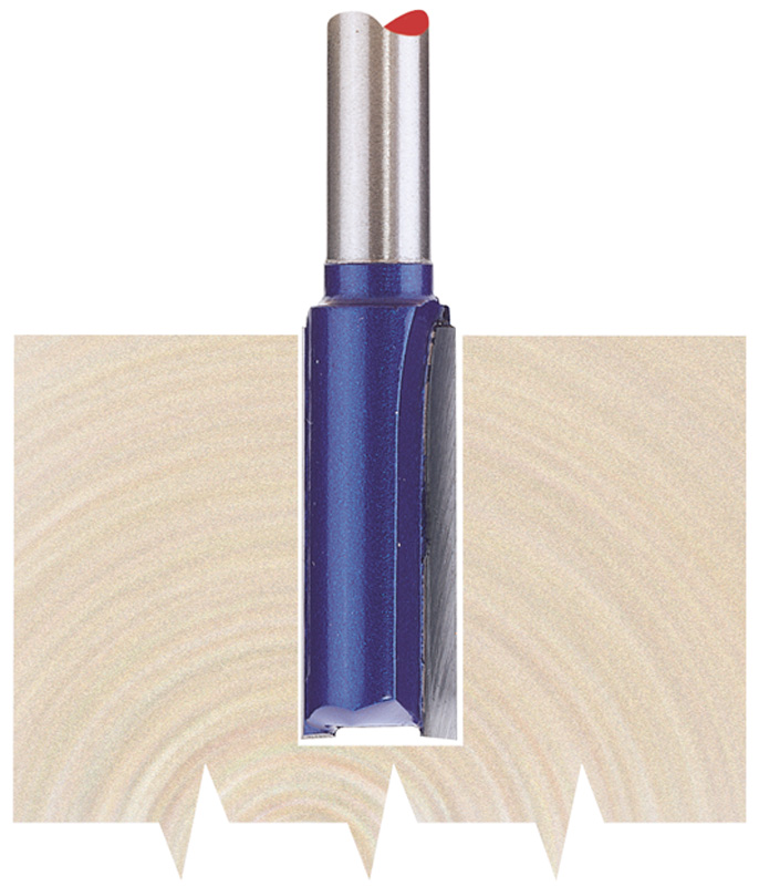 1/2" Straight 19 X 25mm TCT Router Bit - 75351 