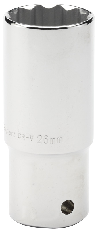 Expert 26mm 1/2" Square Drive Hi-Torq® 12 Point Deep Socket (Sold Loose) - 76495 