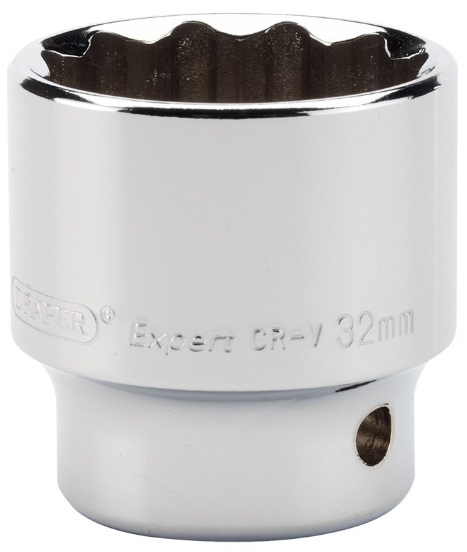 Expert 32mm 1/2" Square Drive Hi-Torq® 12 Point Socket - 76784 