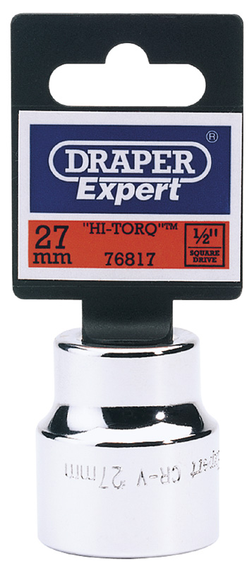 Expert 27mm 1/2" Square Drive Hi-Torq® 12 Point Socket - 76817 