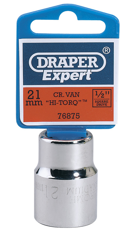 Expert 21mm 1/2" Square Drive Hi-Torq® 12 Point Socket - 76875 