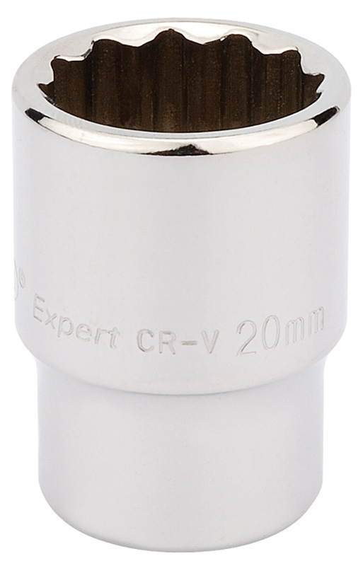 Expert 20mm 1/2" Square Drive Hi-Torq® 12 Point Socket - 76883 