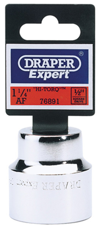 Expert 1.1/4" 1/2" Square Drive Hi-Torq® 12 Point Socket - 76891 