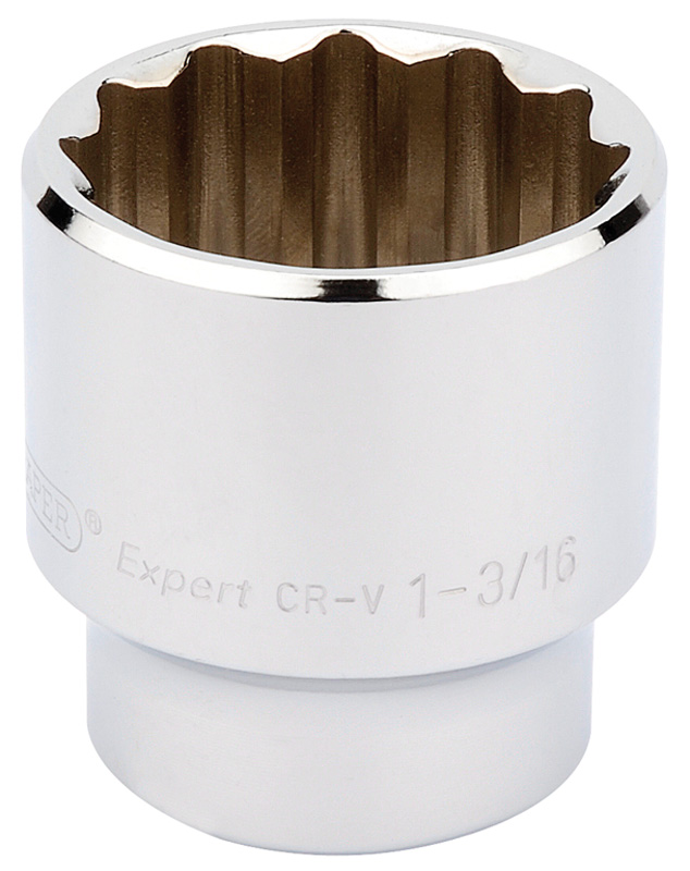 Expert 1.3/16" 1/2" Square Drive Hi-Torq® 12 Point Socket - 76908 