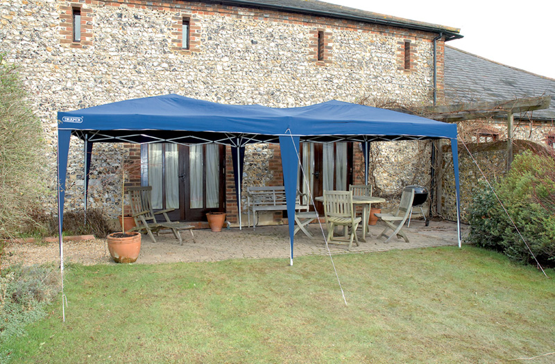 3m X 6m Blue Folding Gazebo - 76941 