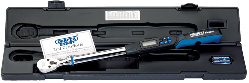 Expert 1/2" Square Drive Electronic Precision Torque Wrench 40-200nm - 77993 
