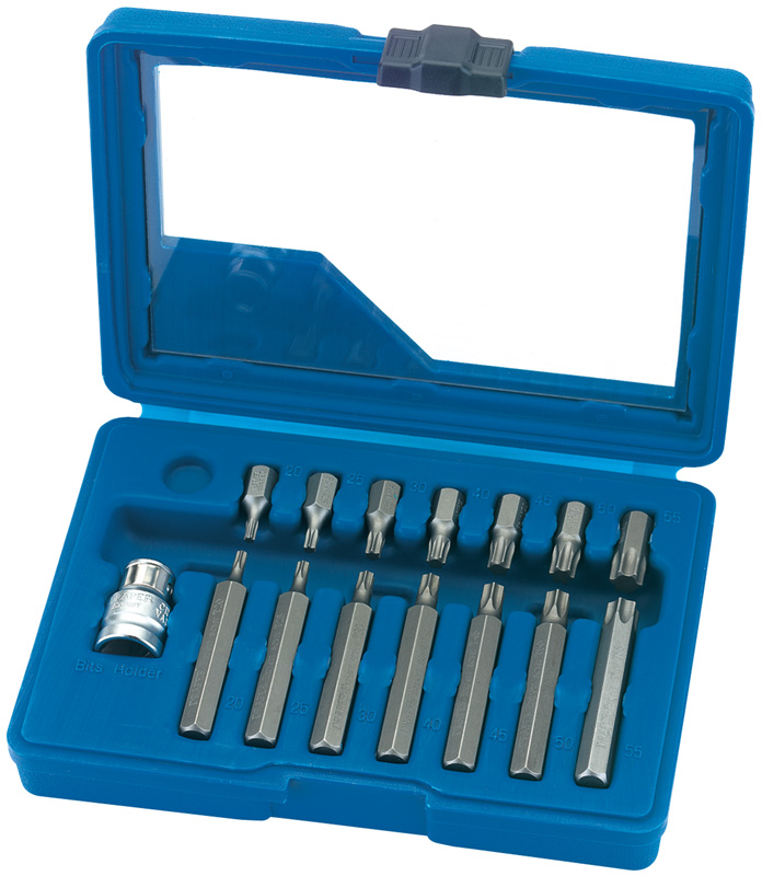 Expert 1/2" Square Drive 15 Piece TX-Star Bit Set - 78277 