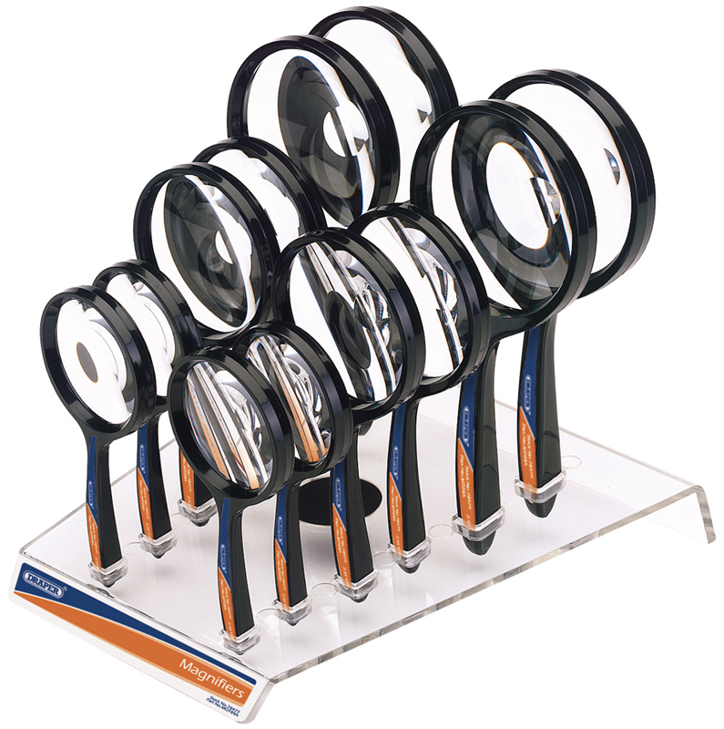 Countertop Display Of 12 Round Magnifiers - 78477 