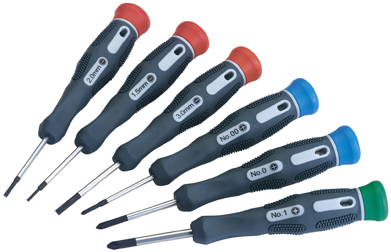 Expert 6 Piece Soft Grip Precision Screwdriver Set - 78924 