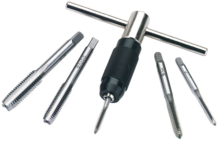6 Piece Metric Tap And Holder Set - 79202 