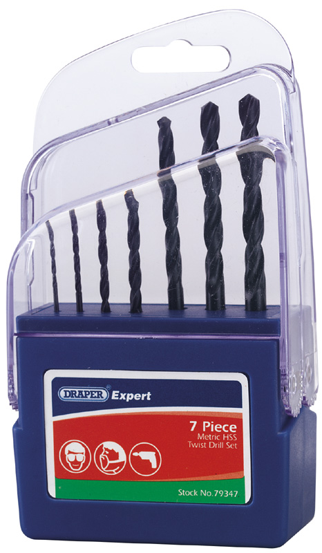 Expert 7 Piece Metric Twist Drill Set - 79347 