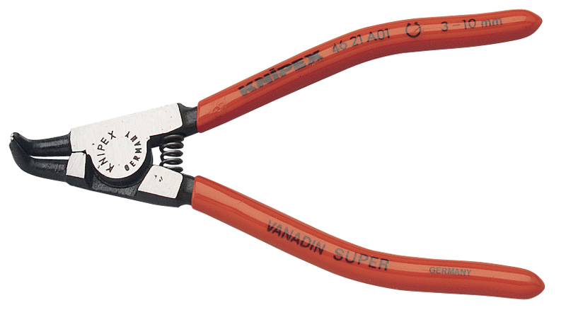 Expert 3mm - 10mm A01 Knipex Bent External Circlip Pliers - 80917 