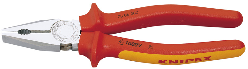 Expert 200mm Fully Insulated Knipex Combination Pliers - 81212 