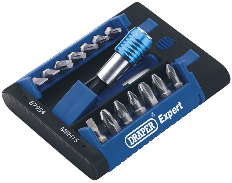 Expert 15 Piece Magnetic Bit Holder Set - 87954 