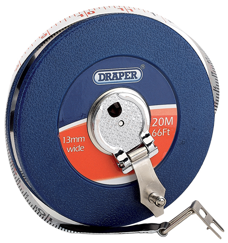 Expert 20m/66ft Fibreglass Measuring Tape - 88215 