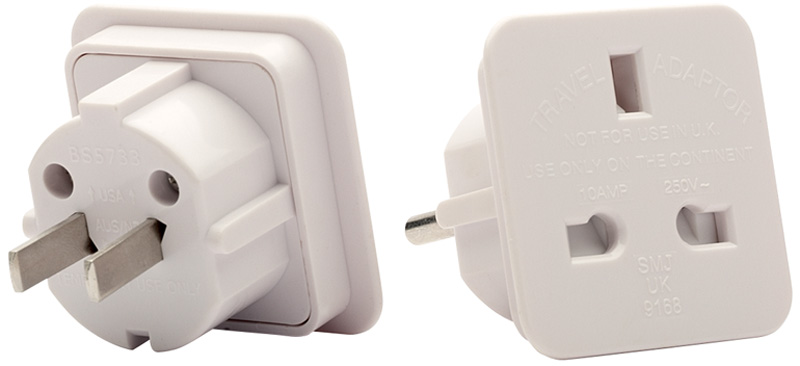 Pack Of Two Worldwide Travel Adaptors - 90069 