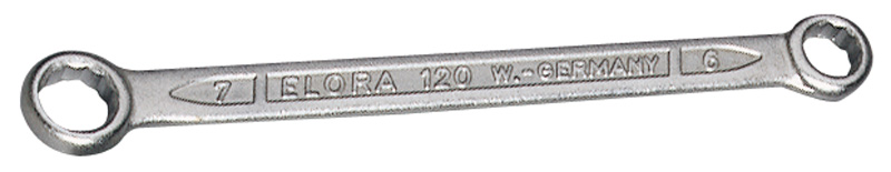 6mm X 7mm Elora Flat Metric Ring Spanner - 94354 