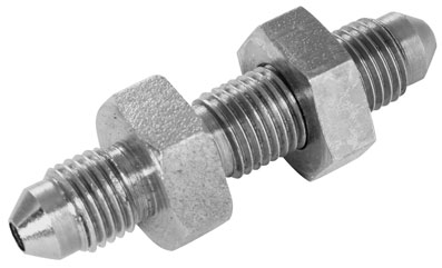 3/8" JIC MALE BULKHEAD & LOCKNUT - 00236