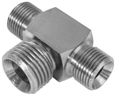 3/8" BSP x 3/8" BSP x 1/2" BSP MALE TEE - 01913