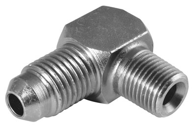 1.1/2" NPTF x 1.5/8" JIC MALE x MALE COMPACT ELBOW - 04084