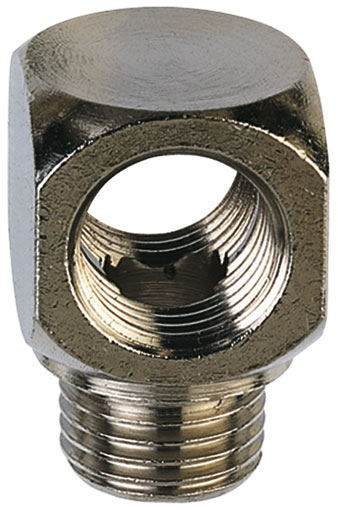 1/4" BSP FEMALE/FEMALE/MALE BLOCK TEE - 6080-1/4