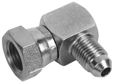 1.1/16" JIC x 3/4" BSP SWIVEL MALE x FEMALE 90 ELBOW - 09607