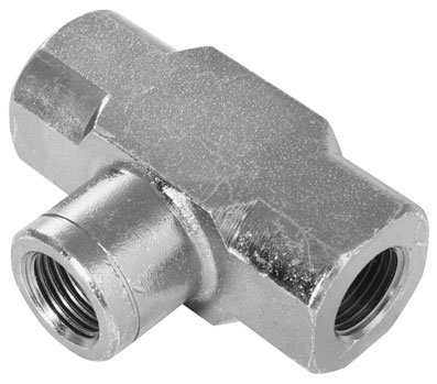 1.1/4" BSPP FEMALE FIXED EQUAL TEE STEEL - 11982