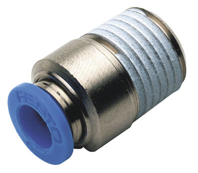 QS-B-1/8-10-I-20 10mm x 1/8" Mi INTERNAL HEX PUSH IN CONNECTOR - 132151