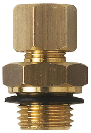 04mm OD x 1/8" BSPP MALE BRASS ADAPTOR - 13485-4-18