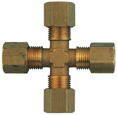 06mm OD EQUAL BRASS CROSS - 13510-6