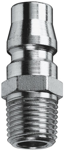 1/2" BSPT MALE PLUG STEEL NICKEL PLATED - 13SFAK21SXN