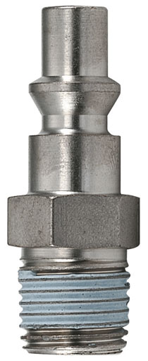 3/8" BSPT MALE PLUG STEEL NICKEL PLATED - 14SFAK17SXN