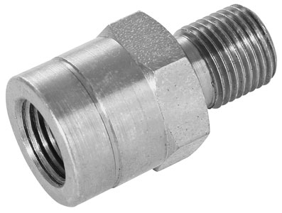 1/8" BSP x 1/8" NPTF MALE x FEMALE EXTERNAL ENDED - 16060