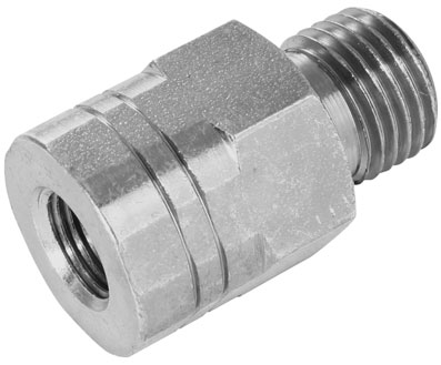 3/8" BSP x 1/4" BSPT MALE x FEMALE EXTERNAL ENDED - 16092