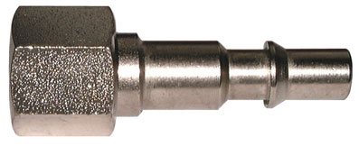 1/4" BSPP FEMALE PLUG STEEL NICKEL PLATED - 18SFIW13SXN