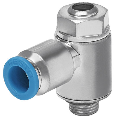 GRLA-3/8-QS-6-D CONTROL VALVE G3/8" THREAD 6mm OD - 193149