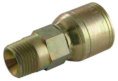 NPTF MALE PIPE 3/8" x 1/4" ID - 1A6MP4