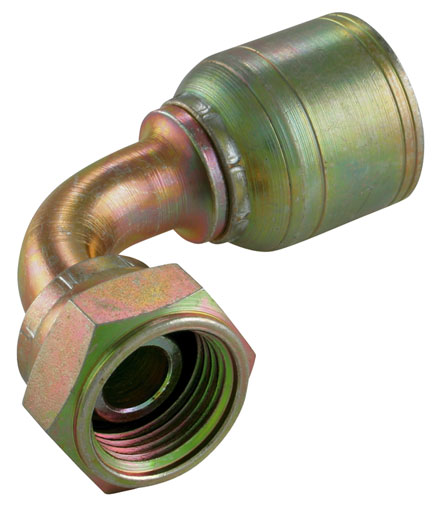 1/4" X 1/4" ID Aeroquip Hydraulic Hose Fittings 1A4BFB4 BSP FEM SWIV 90 