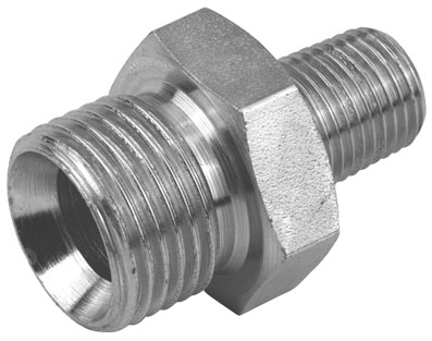 1/8" BSPP x 1/8" BSPT MALE ADAPTOR - 1BP02T02
