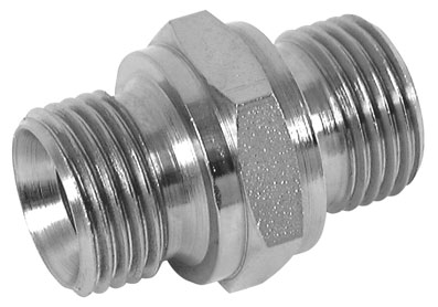 1/8" BSPP x 1/8" BSPP MALE (A)ADAPTOR - 1BPA0202